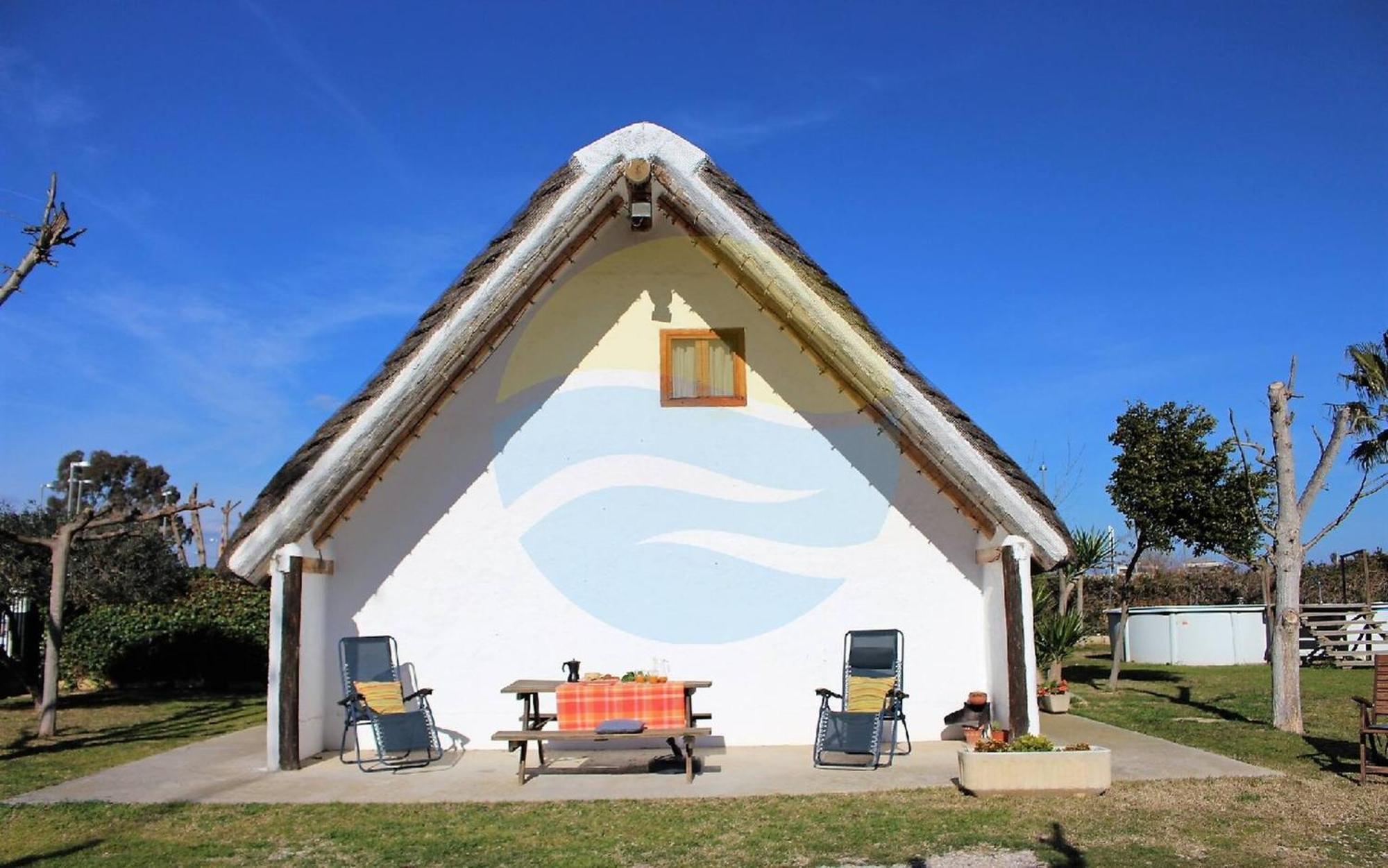Barraca Tipica Del Delta, Con Piscina, Jardin Y Barbacoa - Deltavacaciones Hébergement de vacances *