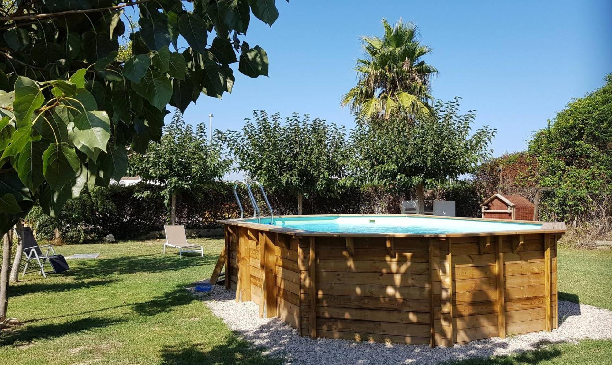 Barraca Tipica Del Delta, Con Piscina, Jardin Y Barbacoa - Deltavacaciones Hébergement de vacances *